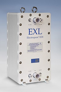 High flow rate Electrodeionization EDI
